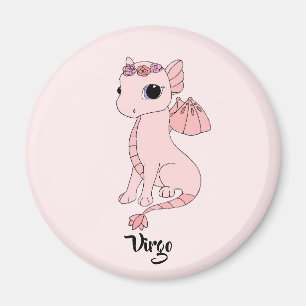 Niedlicher Virgo Dragon-Zoomagnet Magnet