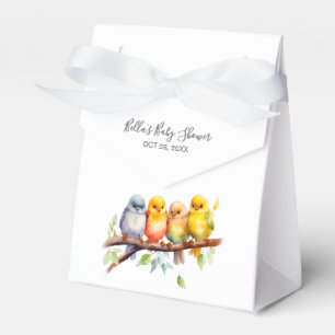 Niedlicher Vogel auf Bäume Branch Babydusche Geschenkschachtel