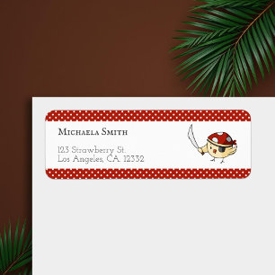 Niedlicher VogelCaptain Pirate als Personalisiert