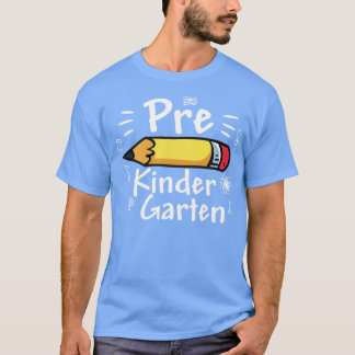 Niedlicher Vorkindergarten zurück zur Schule T-Shirt