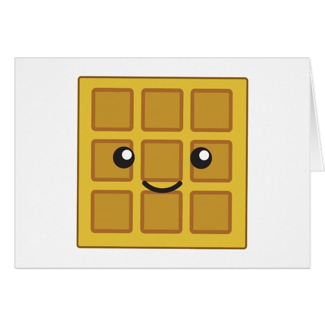 Niedlicher Waffel (Vorderseite (Horizontal))