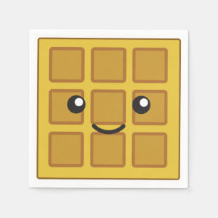 Niedlicher Waffel Serviette