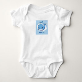 Niedlicher Wal Baby Strampler