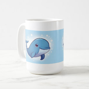 Niedlicher Wal Kaffeetasse