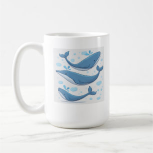 Niedlicher Wal Kaffeetasse