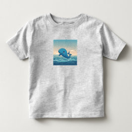 Niedlicher Wal Kleinkind T-shirt