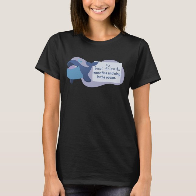 Niedlicher Wal T-Shirt (Vorderseite)