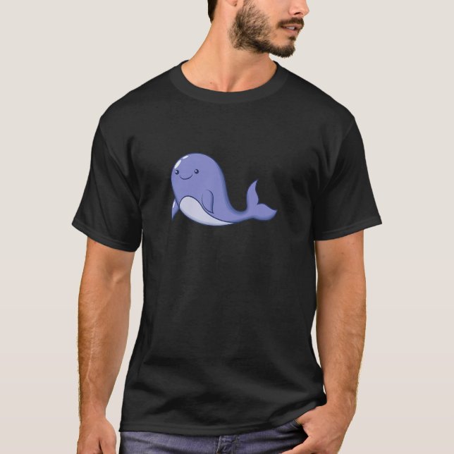 Niedlicher Wal T-Shirt (Vorderseite)
