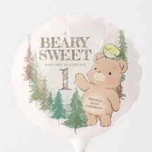 Niedlicher Waldbär Geburtstag