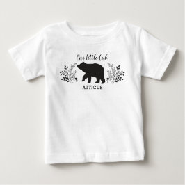 Niedlicher Waldbärenkuppel Baby T-shirt