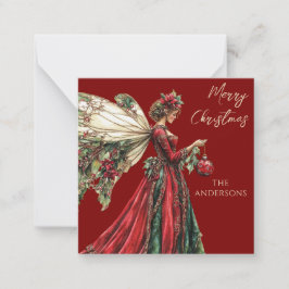 Niedlicher Waldurlaub Fairy Holiday Mitteilungskarte