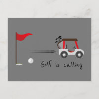 Niedlicher Wasserfarben Golf Spaß Golf ist Zitat