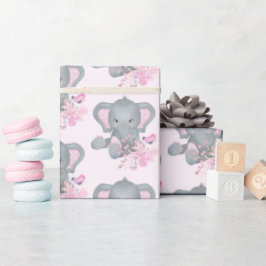 Niedlicher Wasserfarbenelephant Geschenkpapier