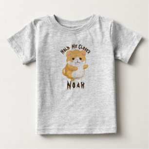 Niedlicher WasserfarbenHamster Naher Baby T-shirt