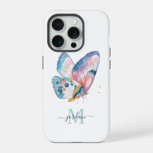 Niedlicher Wasserfarbenschmetterling mit Ihrem Mon iPhone 15 Pro Hülle