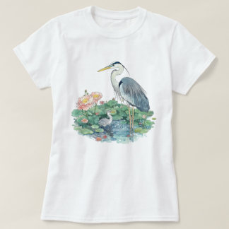 Niedlicher Wasserkranich Natur Lover Shirt
