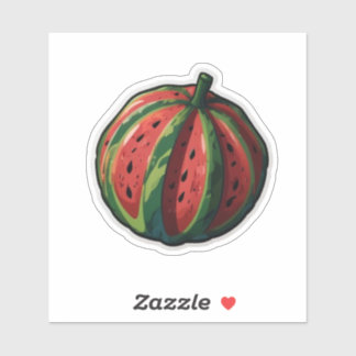 Niedlicher Wassermelone-Sticker Aufkleber