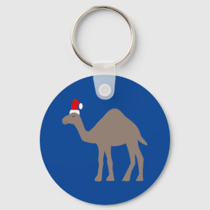 Niedlicher Weihnachts-Camel-Individuelle Name Schlüsselanhänger