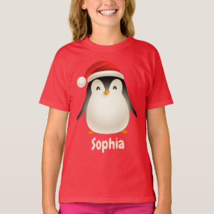 Niedlicher Weihnachts-Feierabend Pinguin Custom Mä T-Shirt