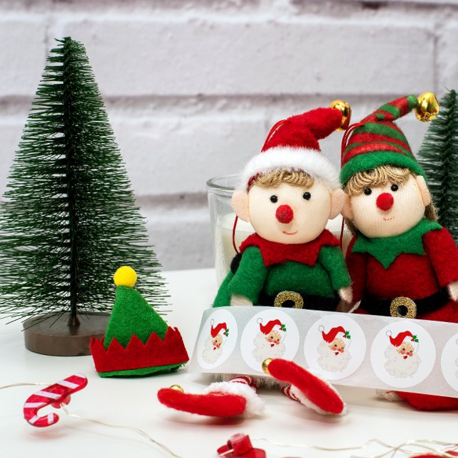Niedlicher Weihnachtsaufkleber Runder Aufkleber (Von Creator hochgeladen)