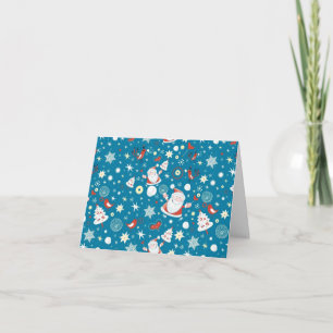 Niedlicher Weihnachtsausweis Feiertagskarte