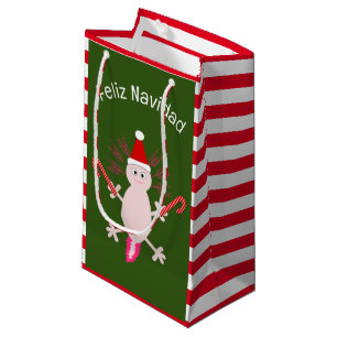 Niedlicher WeihnachtsAxolotl Custom Kleine Geschenktüte