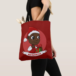 Niedlicher Weihnachtsbaby Cartoon Tote Tasche