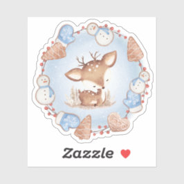 Niedlicher Weihnachtsbaum Aufkleber