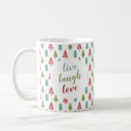 Niedlicher Weihnachtsbaum Live Lagh Liebe Personal Kaffeetasse