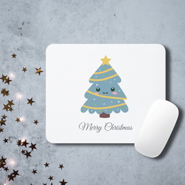 Niedlicher Weihnachtsbaum-Mauspad Mousepad (Cute Christmas Tree Mouse Pad)