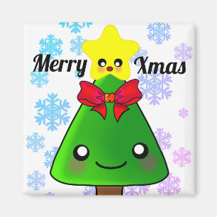 Niedlicher Weihnachtsbaum mit Star Magnet