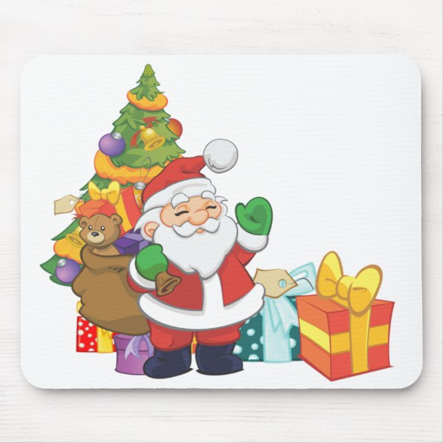 Niedlicher Weihnachtsbaum Mousepad (Vorne)
