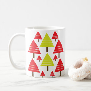 Niedlicher Weihnachtsbaum Red Green Kaffeetasse