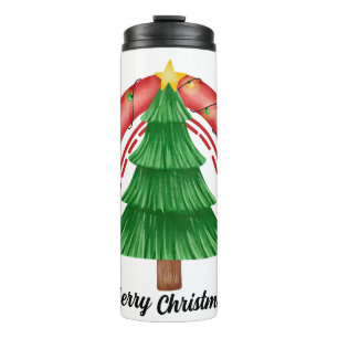 Niedlicher Weihnachtsbaum Thermal Tumbler Thermosbecher