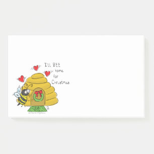 Niedlicher Weihnachtsbäume Funny Holiday Cartoon Post-it Klebezettel