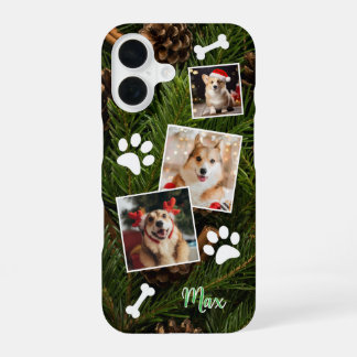 Niedlicher Weihnachtsdog-Handy-Case, einfach anpas iPhone 16 Hülle