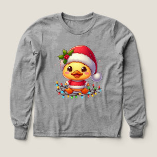 Niedlicher Weihnachtsduck-Cartoon Santa-68362
