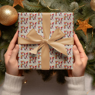 Niedlicher Weihnachtself-Festbrief R Geschenkpapier