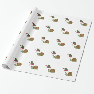 Niedlicher Weihnachtself Geschenkpapier