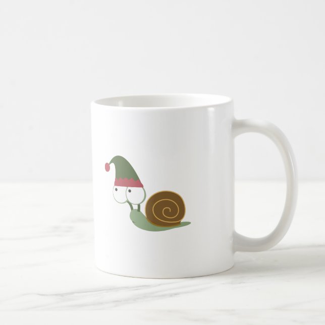 Niedlicher Weihnachtself Kaffeetasse (Rechts)