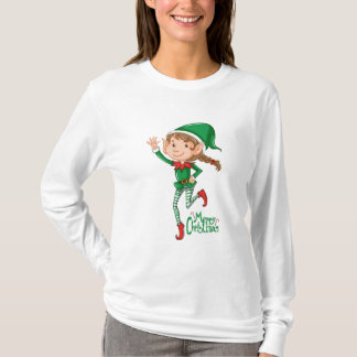 Niedlicher Weihnachtself. T-Shirt