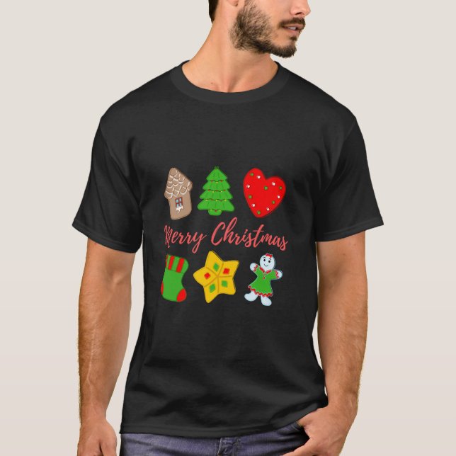 Niedlicher Weihnachtsfeiertag860png860 T-Shirt (Vorderseite)