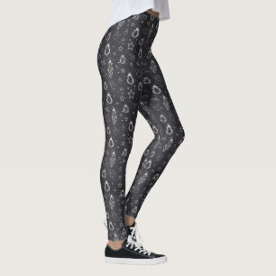 Niedlicher Weihnachtsfeiertag in Blackboard Leggings