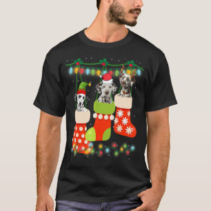 Niedlicher Weihnachtsfest im Sock Xmas Rentier T-Shirt