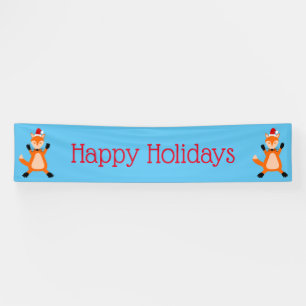 Niedlicher Weihnachtsfox Custom Banner