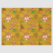 Niedlicher Weihnachtsfox im Kraut