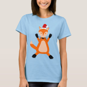 Niedlicher Weihnachtsfox T-Shirt