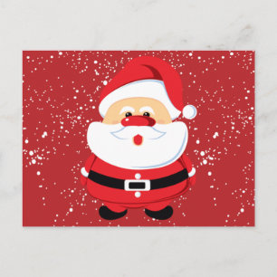Niedlicher Weihnachtsgebrauch des Weihnachtsmannes Feiertagspostkarte