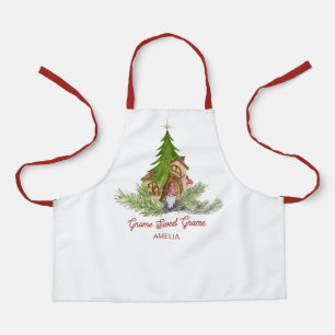 Niedlicher Weihnachtsgenom Sweet Gnome Personalize Schürze