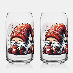 Niedlicher Weihnachtsgnome Dosenglas